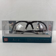 Wilson Ace Clear Protective Eyewear For Racquetball And Squash NEW In Box