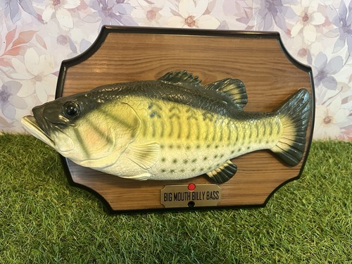 Vintage 1999 Big Mouth Billy Bass Singing Fish Gemmy w/ A/C Cord READ