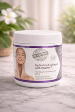 Hydrolyzed Collagen with Vitamin C Powder 225g Dietary Supplement Anti Aging