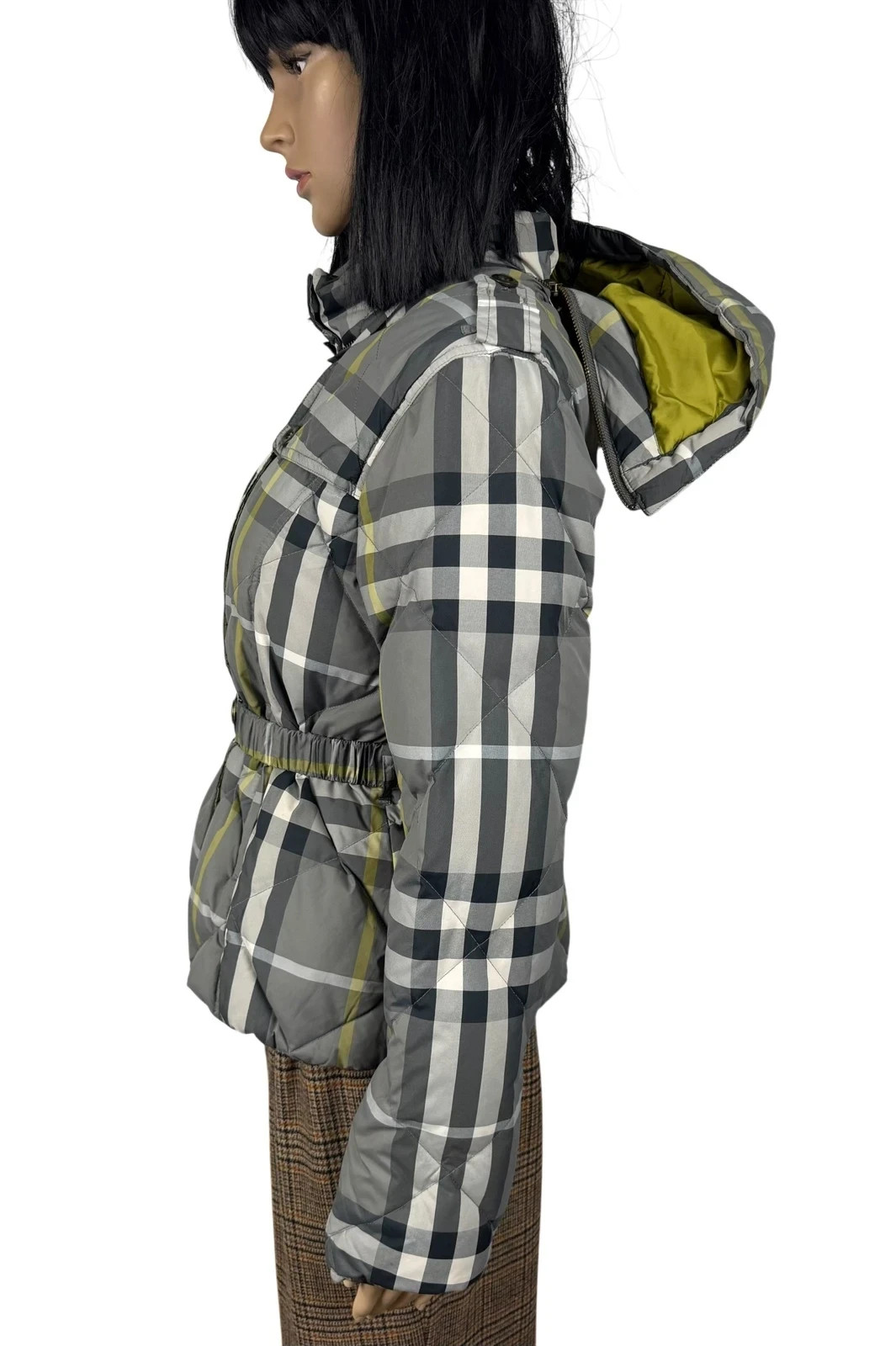Burberry Down Puffer Jacket Checkered Hooded size… - image 8