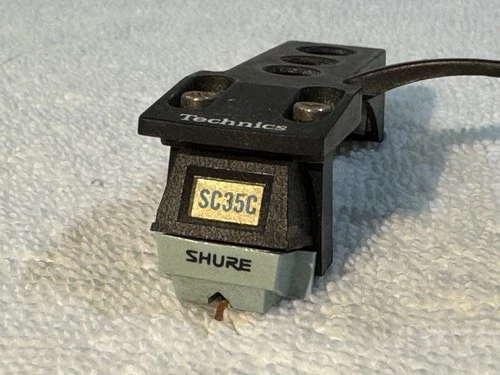 Vintage SHURE SC35C Turntable Cartridge In Technics Stylus FREE SHIPPING