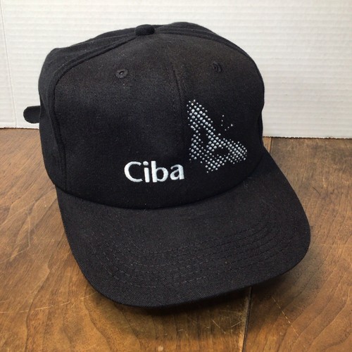 Ciba Mohr’s Hat Adjustable Strap Men’s OSFA Butterfly Black Baseball Pre Owned