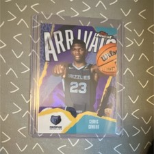 Topps 2025-26 Topps Finest Cedric Coward Arrivals RC /25 Memphis Grizzlies