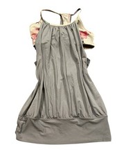 Lululemon No Limits Body Outlet Rare Layered Tank Size 4 Multicolored!