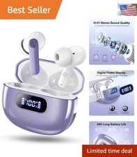 2025 Bluetooth 5.3 Wireless Earbuds with 48H Playtime and Noise-Cancelling Mic