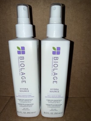 Biolage HydraSource Daily Leave-In Tonic for Dry Hair  8.5 fl.oz SET OF 2!!