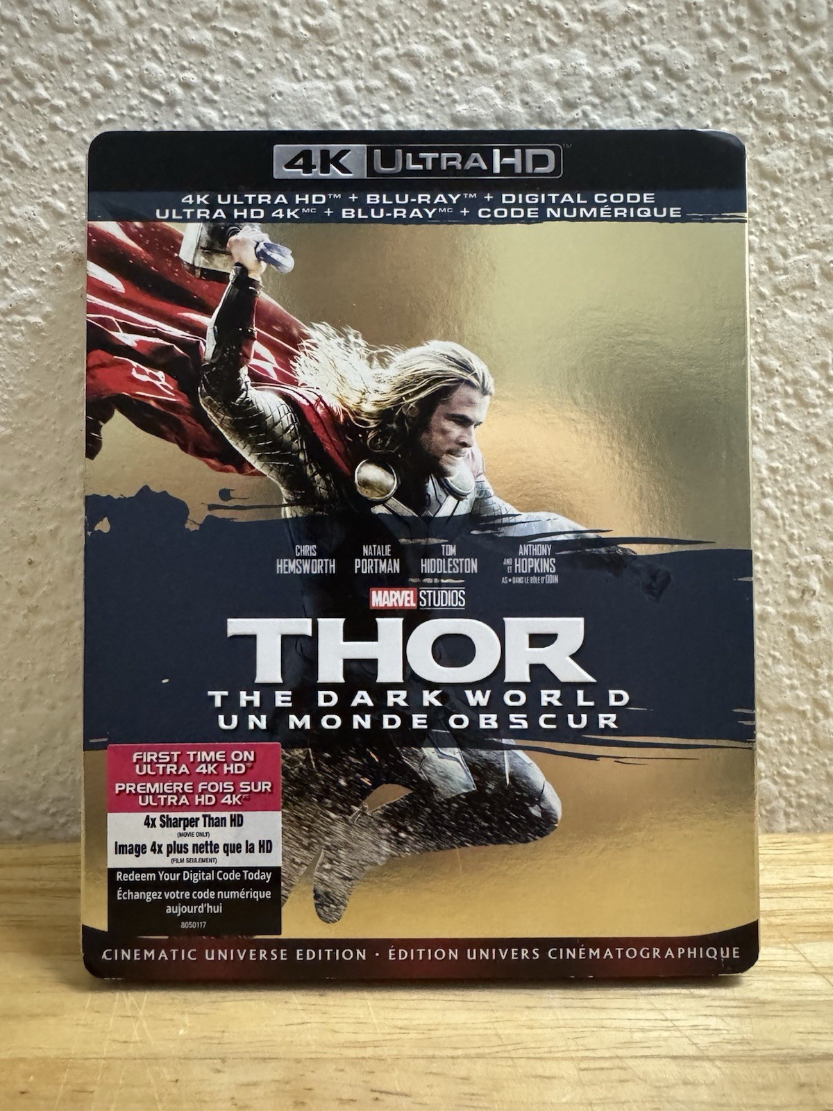 Thor The Dark World (4K Ultra HD, 2019) Rare OOP Slipcover Complete Set!!!