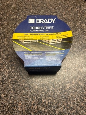 Brady Tough Stripe Max Floor Marking Tape 177035 2''×100'
