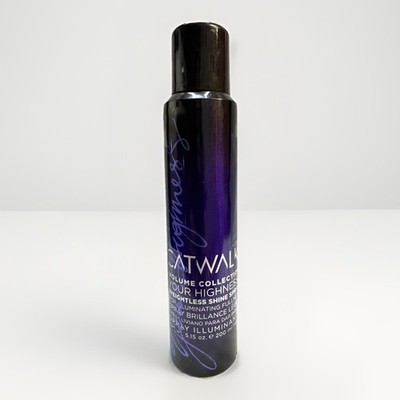 tigi catwalk volume collection your highness shine spray 5.1oz ea scuff/dented
