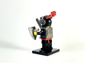 Vintage LEGO Castle Black Knights Armor Minifigure - cas172 - Set 6034
