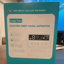 Electric Baby Nasal Aspirator Large Flow 9 Suction Levels Music Luminance Green