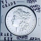 1884 S MORGAN SILVER DOLLAR HI GRADE GENUINE U.S. MINT RARE KEY COIN 8824