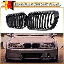 Sport Kühlergrill Performance Glanz Schwarz Für BMW 3er E46 Coupe Cabrio 99-03