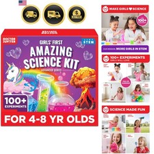 Girls STEM Science Kit for Kids Ages 4 5 6 7 8 Educational Experiments Toys