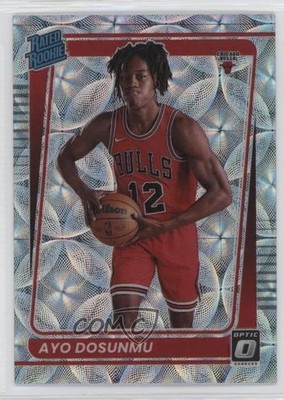 2021 Donruss Optic Rated Premium Box Set Prizm 96/249 Ayo Dosunmu Rookie RC 12q9