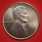 1947-P Red Gem BU  Lincoln Wheat Cent 1 Cent 1c Coin FAST SHIPPING 1046