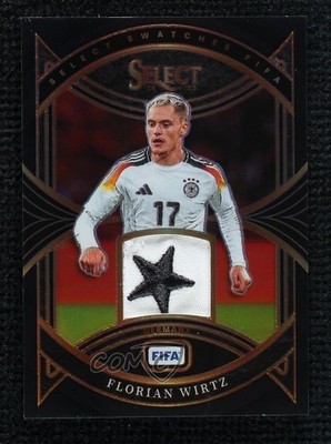 2024-25 Panini Select FIFA Swatches Black Prizm 1/1 Florian Wirtz #SW-FW 16wc