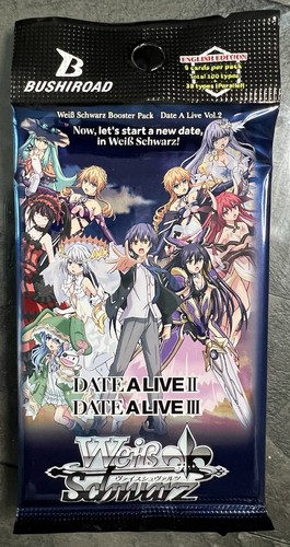 Date A Live Vol 2 Weiss Schwarz English Booster Pack