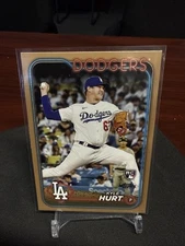 Kyle Hurt Rookie Gold /2024 - 2024 Topps Series 2 #583 - Los Angeles Dodgers QA1