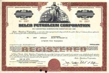 BELCO Petroleum Corporation 1975 Delaware 4,75 % Debenture TOP &Ouml;L  25.000 Dollar
