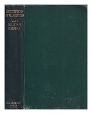 GRAN BRETAGNA. UFFICIO ESTERO Le Costituzioni Di Tutti I Paesi. Vol. 1 Il Bri