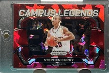 STEPHEN CURRY RARE ICE RED REFRACTOR PRIZM SPORTS CARD WARRIORS MINT