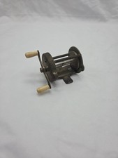Vintage Union Hardware Company 80 YDS Brass Fishing Reel Made In USA