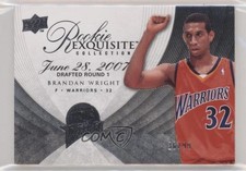2007-08 Upper Deck Exquisite Collection 36/99 Brandan Wright #109 a0s