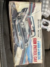 Very rare Japanese Tin Police Car Friction 1959 Oldsmobile With box