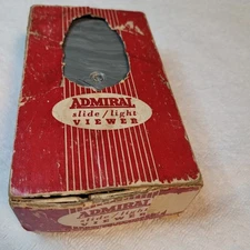 Vintage Slide Light Viewer Admiral Original Box