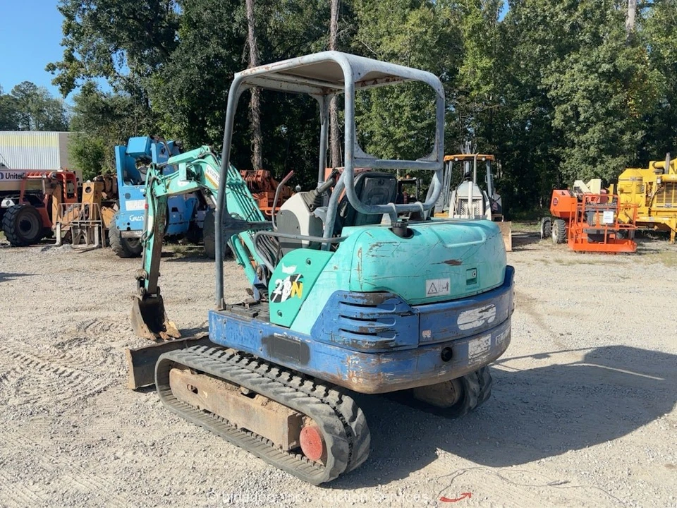 IHI 28N-2 迷你挖掘机橡胶轨道反铲片 Aux Hyd Bucket bidadoo — 第 3/4 张图片