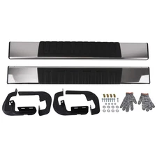 Nerf Bar Side Step Kit for Silverado Sierra 1500-3500HD Standard Cab 07-2019
