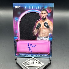 Johnny Walker 2025 Topps Midnight UFC Relic Autographs #VRA-JW (AU, MEM)