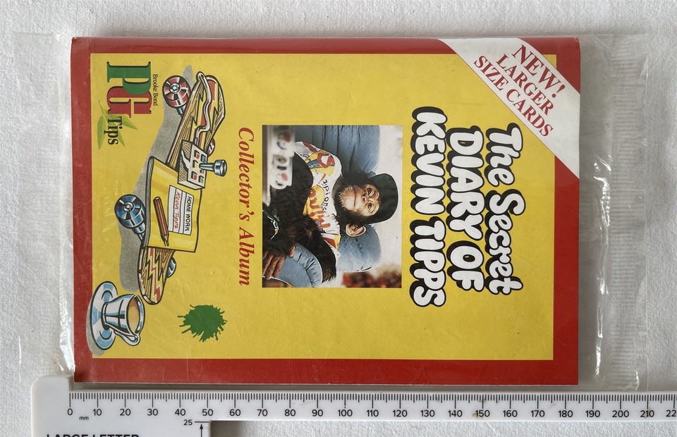 Vintage Brooke Bond THE SECRET DIARY OF KEVIN TIPS 1995 EMPTY Tea Card ...