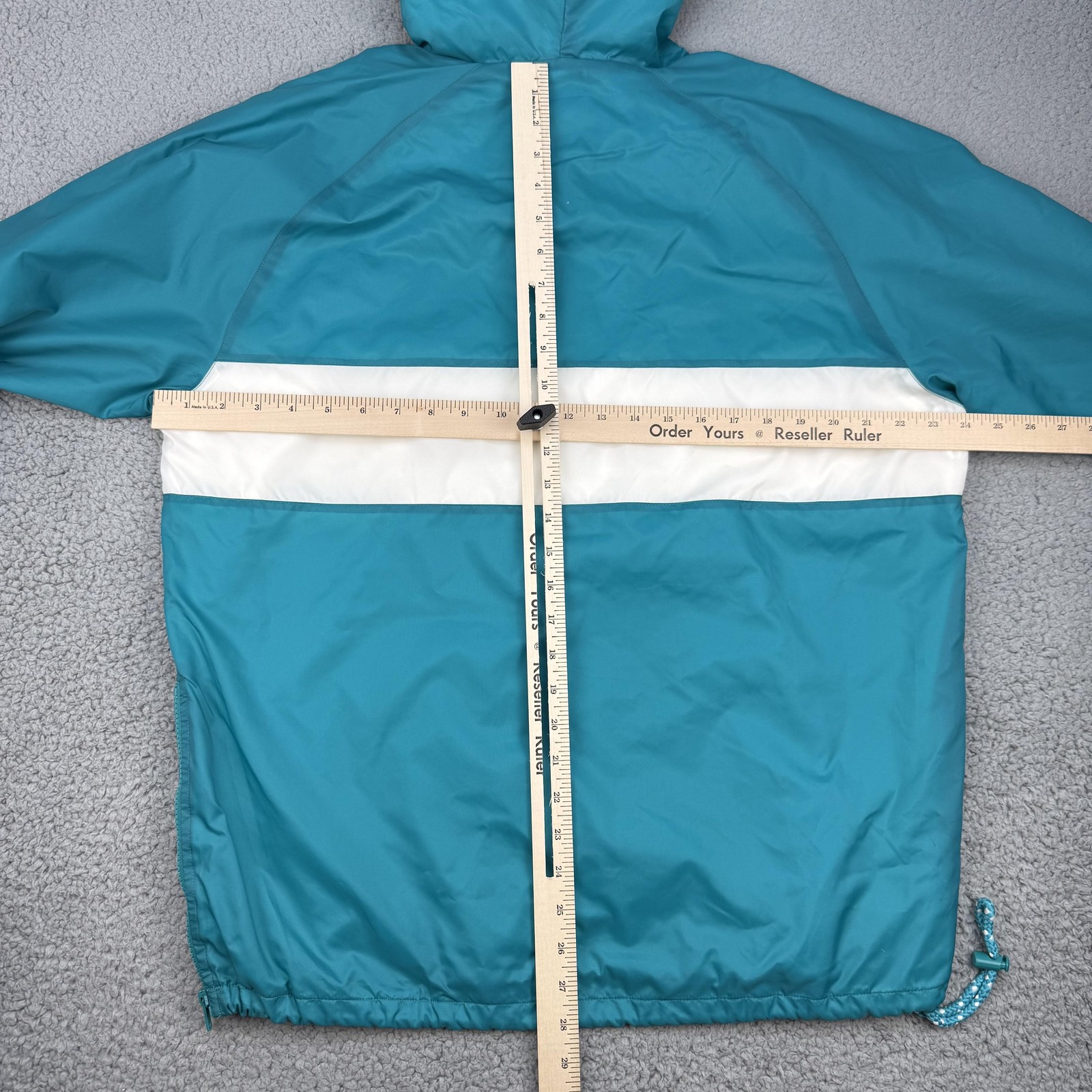 Cuffy's Cape Cod Pullover Jacket Mens Small Teal … - image 13