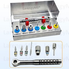 Dental Implant Removal Kit Bone Expander SOS Set Broken Fixture Ratchet Wrench.