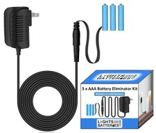 3 x AAA Battery Replacement Eliminator Kit for Electronic Devices