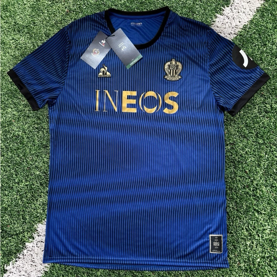 Maillot OGC Nice Pro 3ème 2024/25 Le Coq Sportif Match Third BNWT Homme 2XL - Photo 1/4