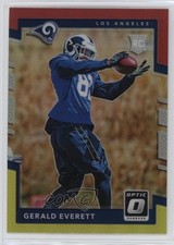 2017 Donruss Optic Rookies Red & Yellow Prizm Gerald Everett #142 yj7