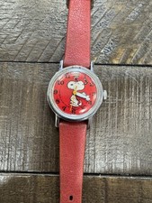 Vintage 1958 Snoopy Watch Works And Keeps Goo...