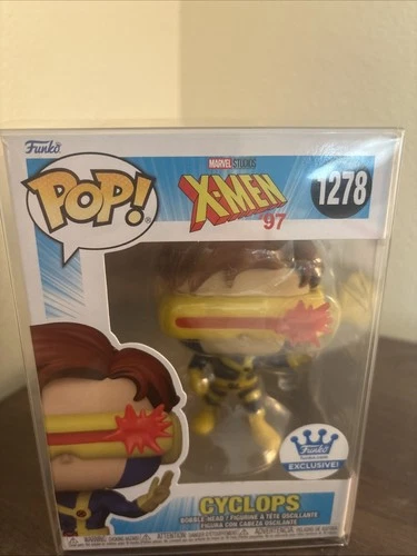 Funko Pop! Marvel X-Men 97 Cyclops #1278 Exclusive Funko Shop Figure W/Protecter