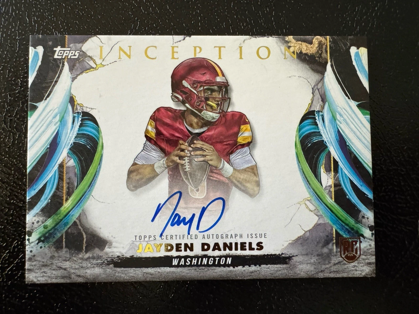 2024 Topps Inception Jayden Daniels Rookie RC Variation Auto #RAV-JD Commanders