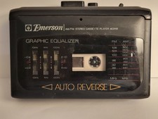 Emerson Stereo Cassette Player Model AC2112 Equalizer AM/FM Radio parts only