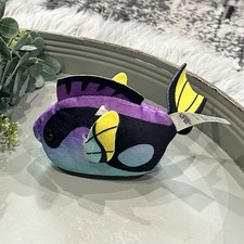 Zhu Zhu Aquarium Purple Fish Interactive Plush Fish Tested Working
