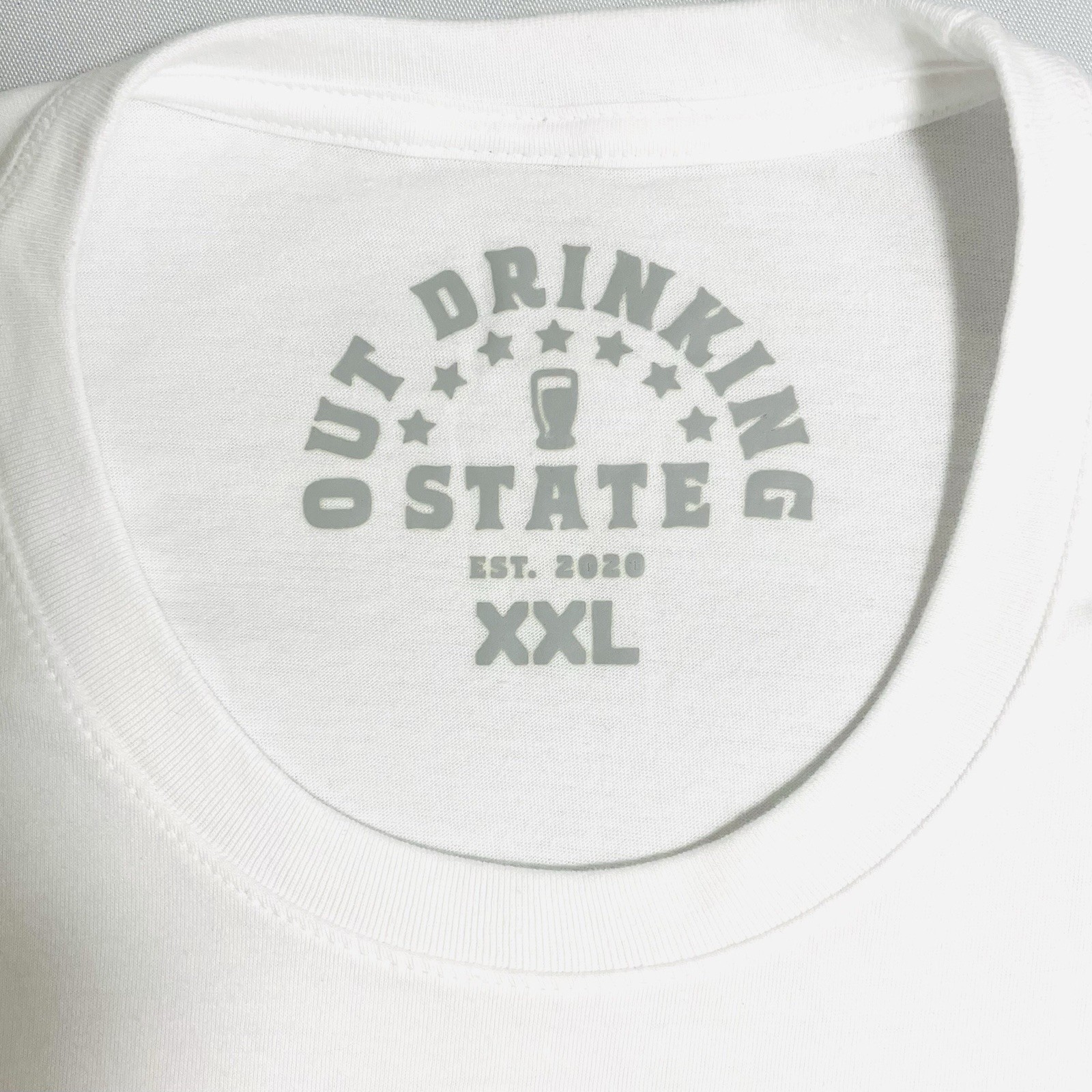 ALTRA T Shirt XXL Wisconsin "Fuori da bere ogni altro stato dal 1848" Bianco e Rosso