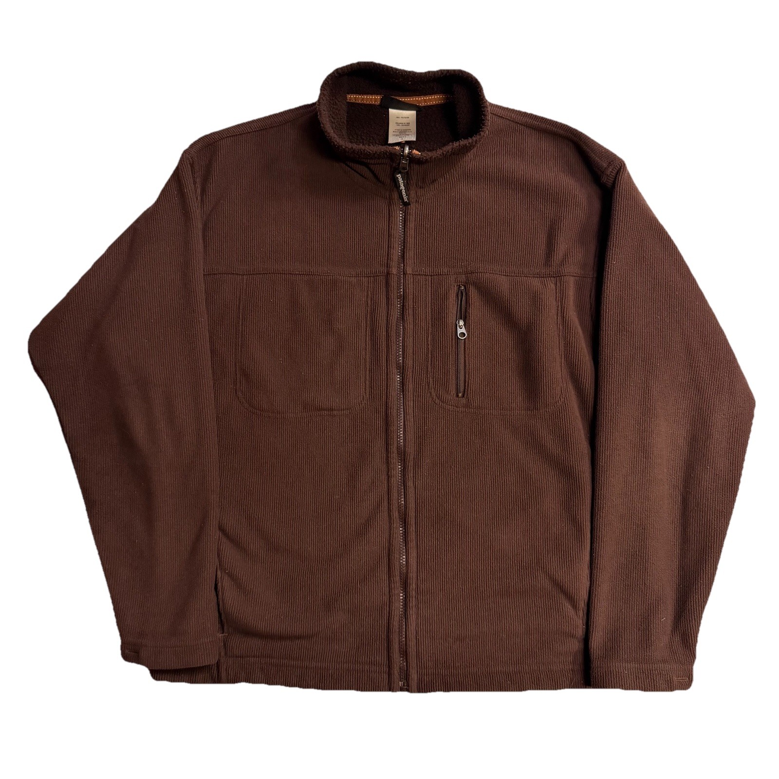 Patagonia Synchilla Fleece Jacket Brown Zip Up Outdoors Large