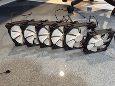 6x Phanteks 140mm Case FanS Black PWM