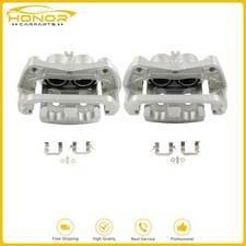 Pair For 2006-2011 2012 Infiniti FX35 V6 3.5L Front Brake Calipers w/ Bracket
