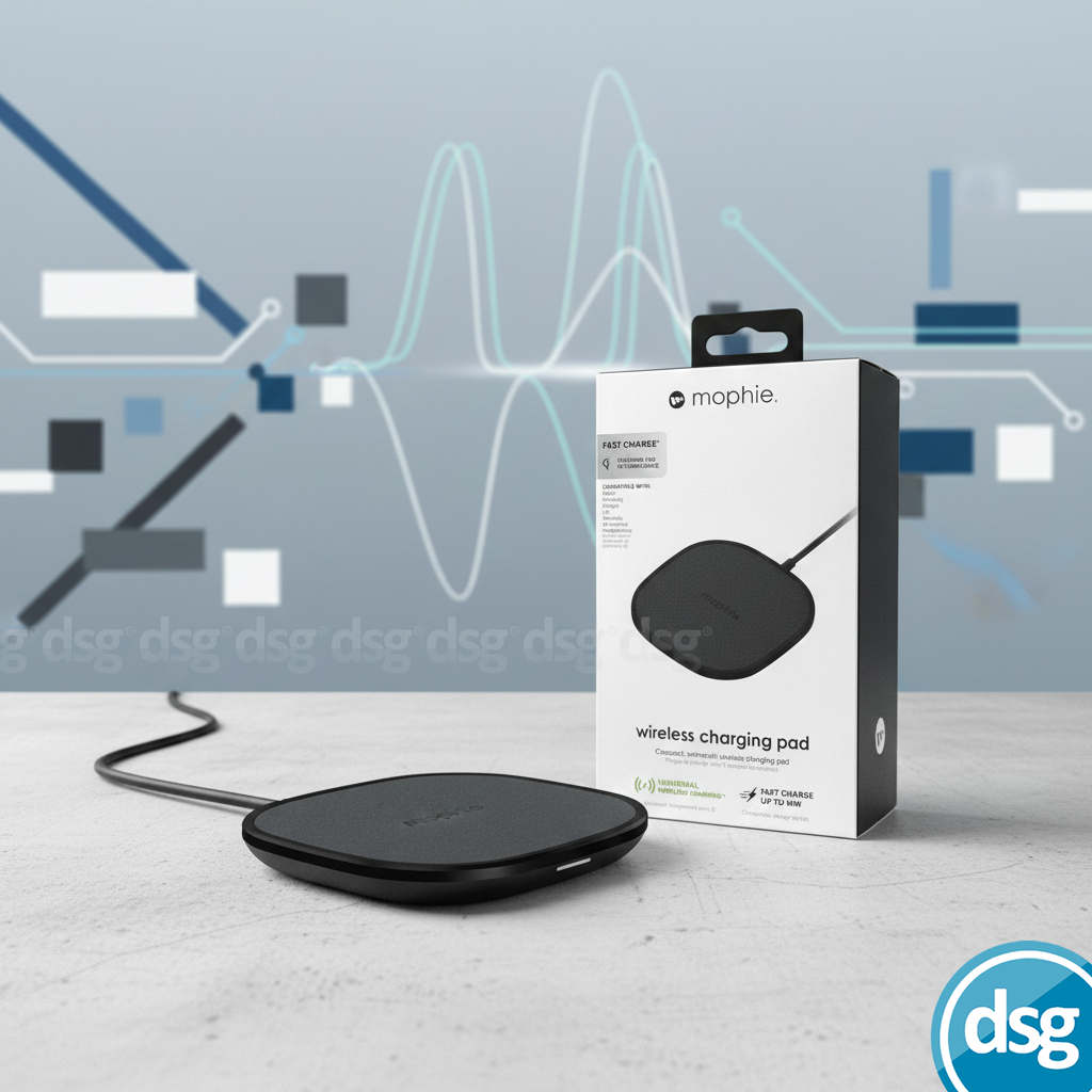 Mophie Wireless Fast Charging Pad For Apple / Samsung / Google - UK Spec 10W