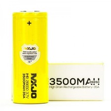 MXJO Rechargeable Battery 26650 3500mAh 3.7V